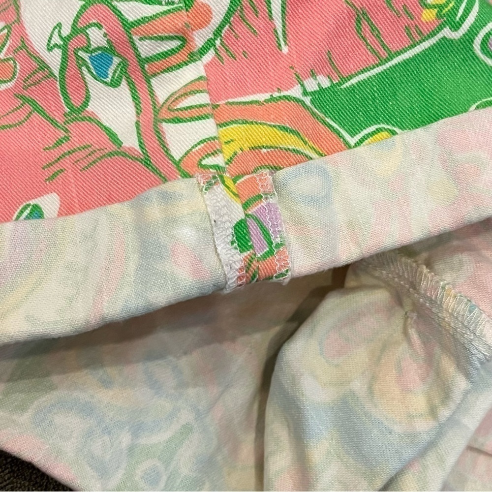 Lilly Pulitzer Clifton Shorts Pink elephant Paisley Size 0 Y2K - Picture 6 of 8
